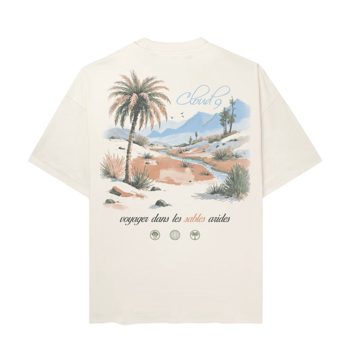 Cream T-shirt Oasis