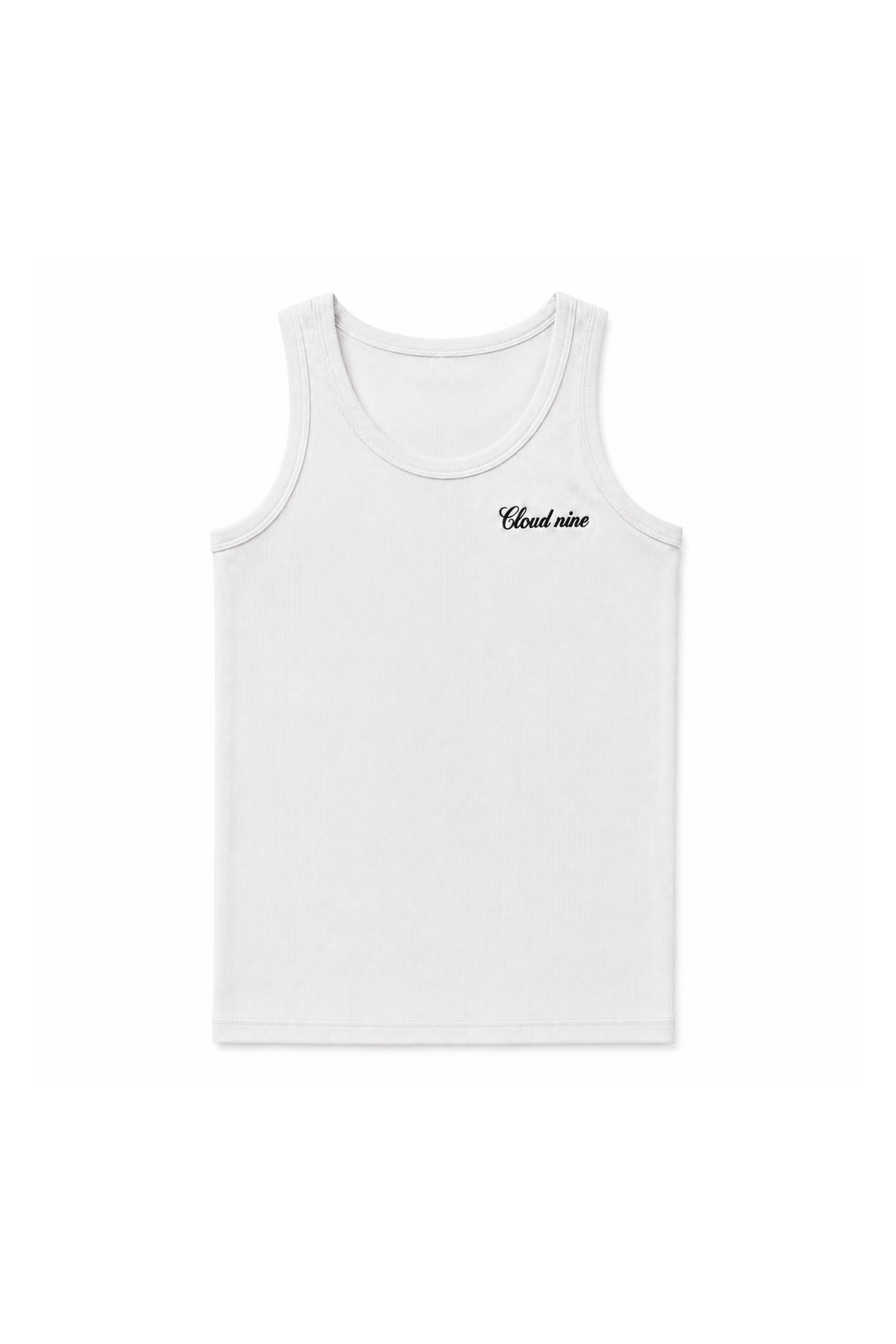 Signature tank top white