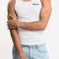 Signature tank top white
