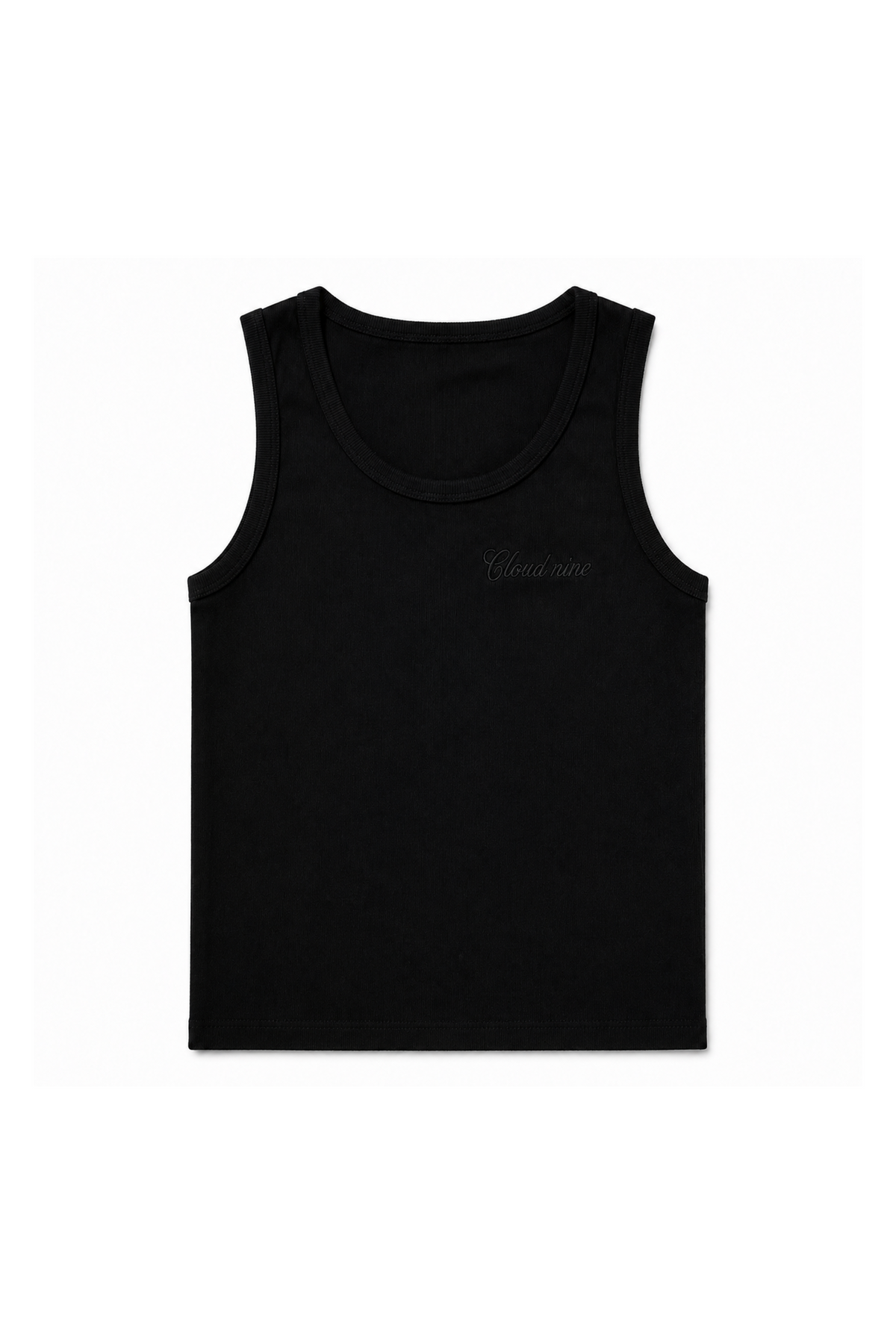 Signature tank top black