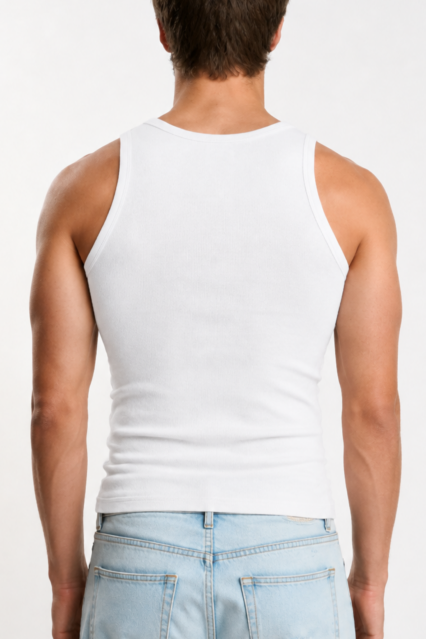 Signature tank top white