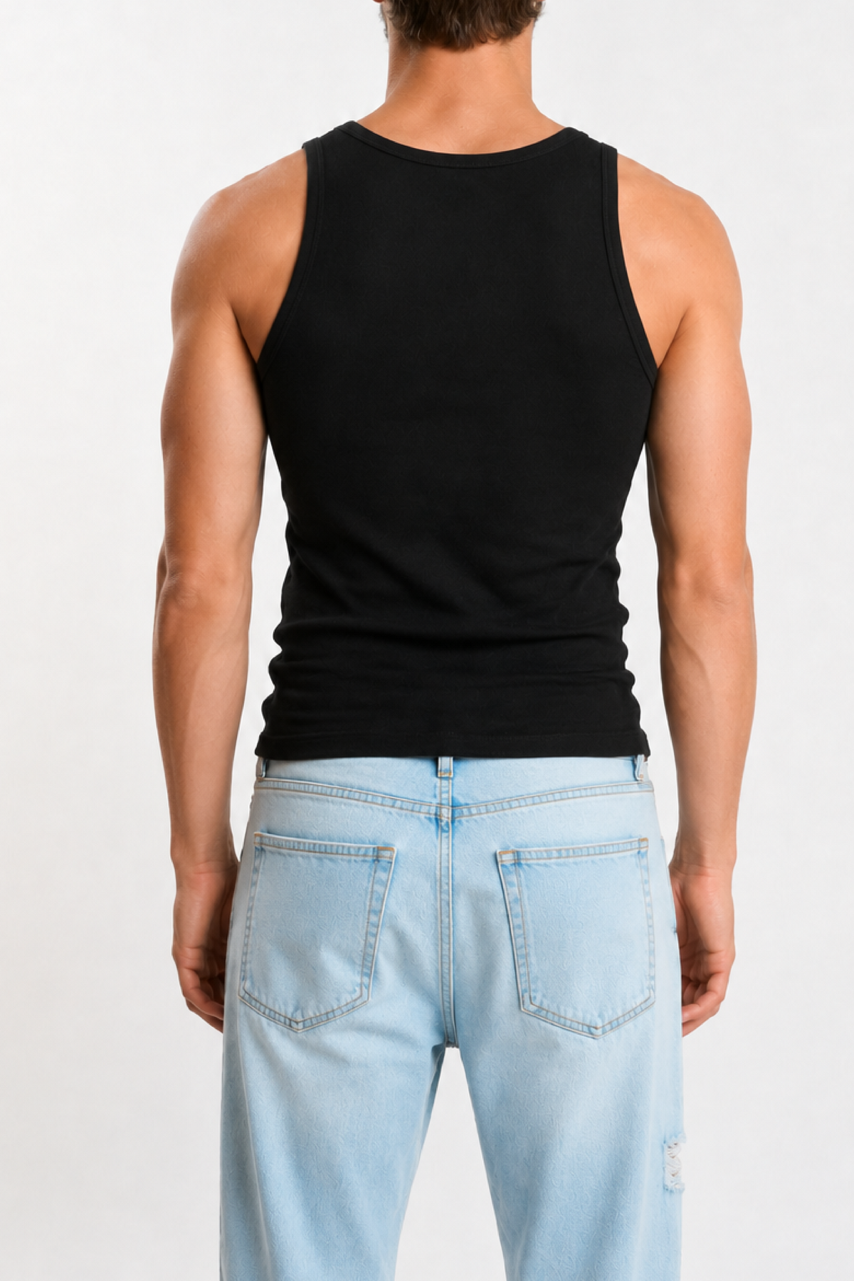 Signature tank top black