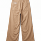 Formal cream lose fit trousers