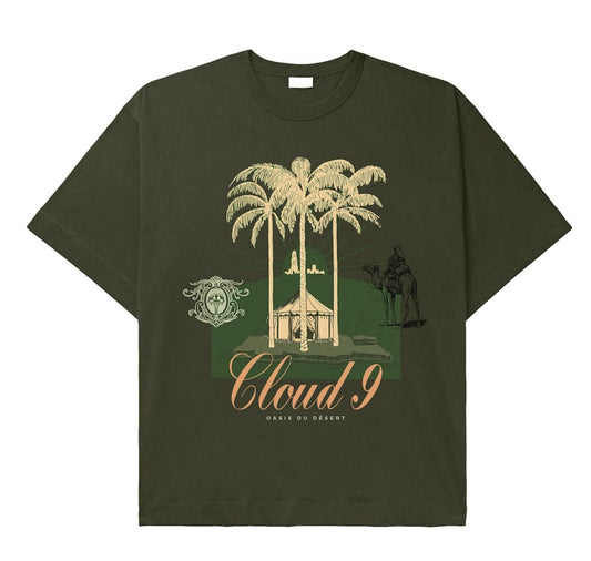 Olive T-shirt Arabian Palm